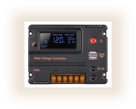 Controlador Solar Cmg12v24v20a, Doble Usb5v Y Dc12v.