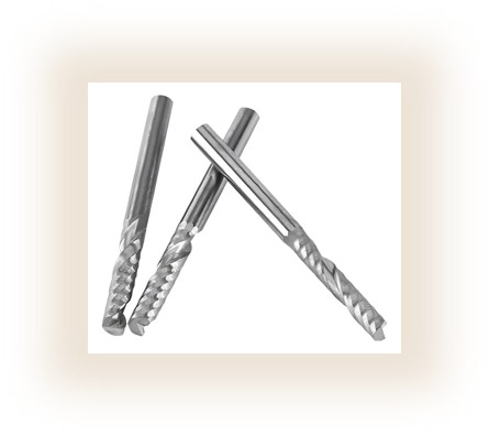 Cortador 1 Filos 10 Pz Fresas Router Desbaste Cnc 3.175 1/8