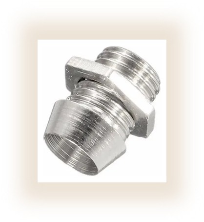 5 Pz Porta Led 3mm Montaje En Panel Metal Cromado