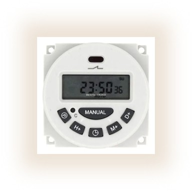 Interruptor De Tiempo Digital, Ac/dc 24v 16a