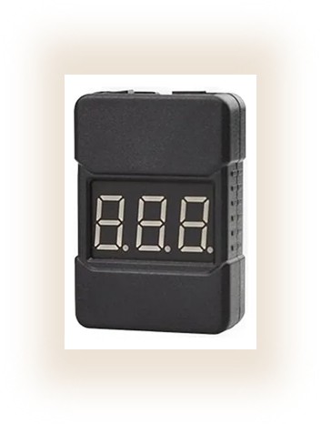 Kit 2 Monitores Probador Batería Lipo 1-8s.