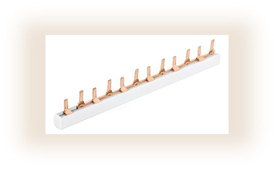 Barra Cobre Caja De Distribución Mcb 63a 2p 12way Pin