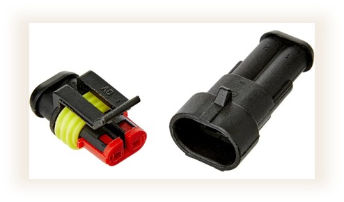 Super Seal Conector Eléctrico 2 Terminales Impermeable Kit 5