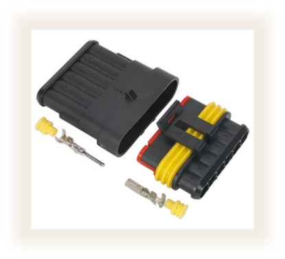 Super Seal Conector Eléctrico 6 Terminales Impermeable Kit 5