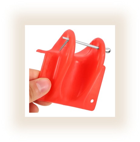 Protector De Cuerda Escalar Seguridad Rojo.