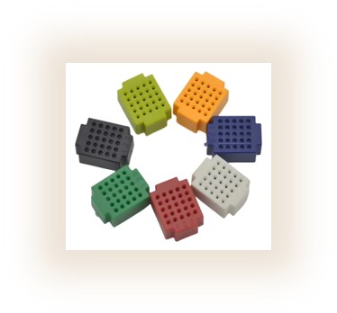 Mini Placa Pruebas Sin Soldadura, 7 Piezas/1 Juego, Zy25 Pcb