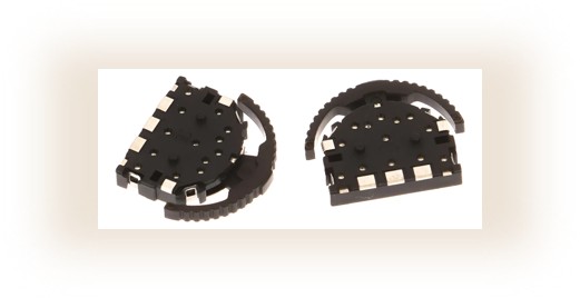 2pz Interruptores De Palanca Smd 3 Pines Con Retorno.